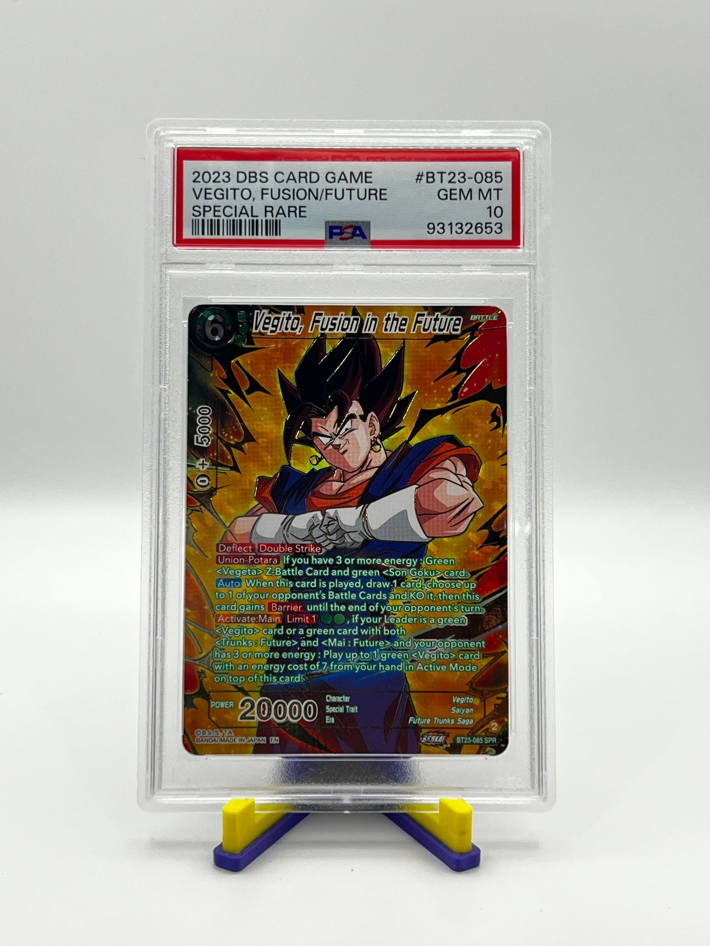 PSA 10 Vegito Fusion in the future SPR