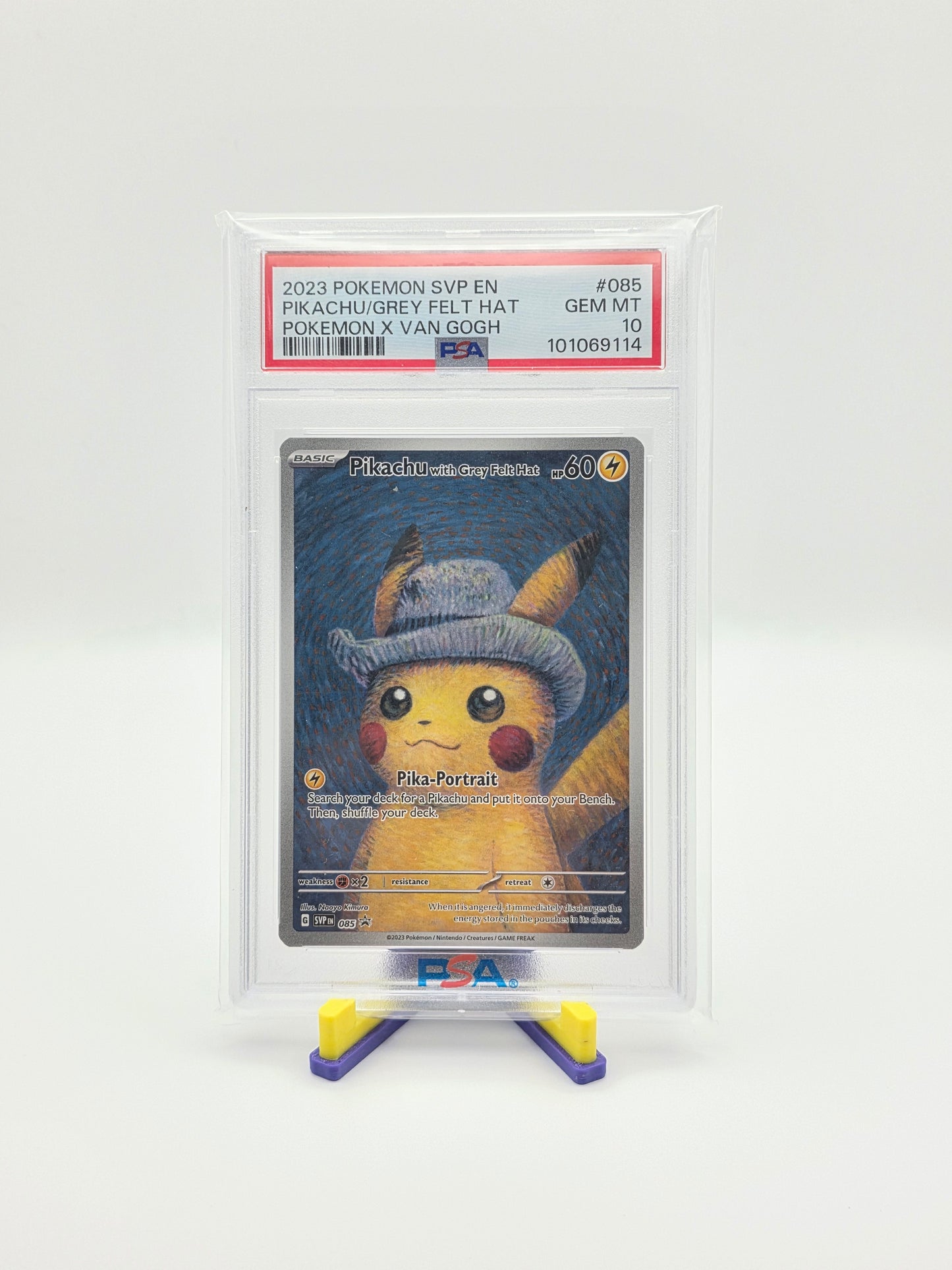 Pikachu Van Gogh PSA 10