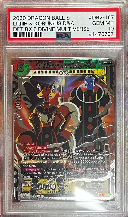 Psa 10 Liqiir and Korun Universe 8