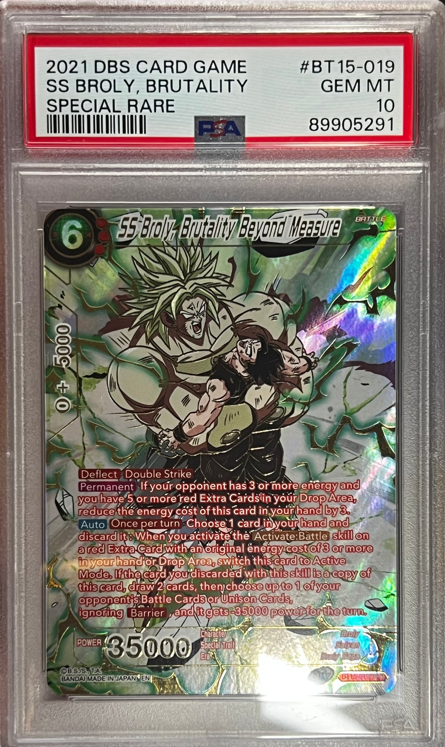 Psa 10 Broly Brutality