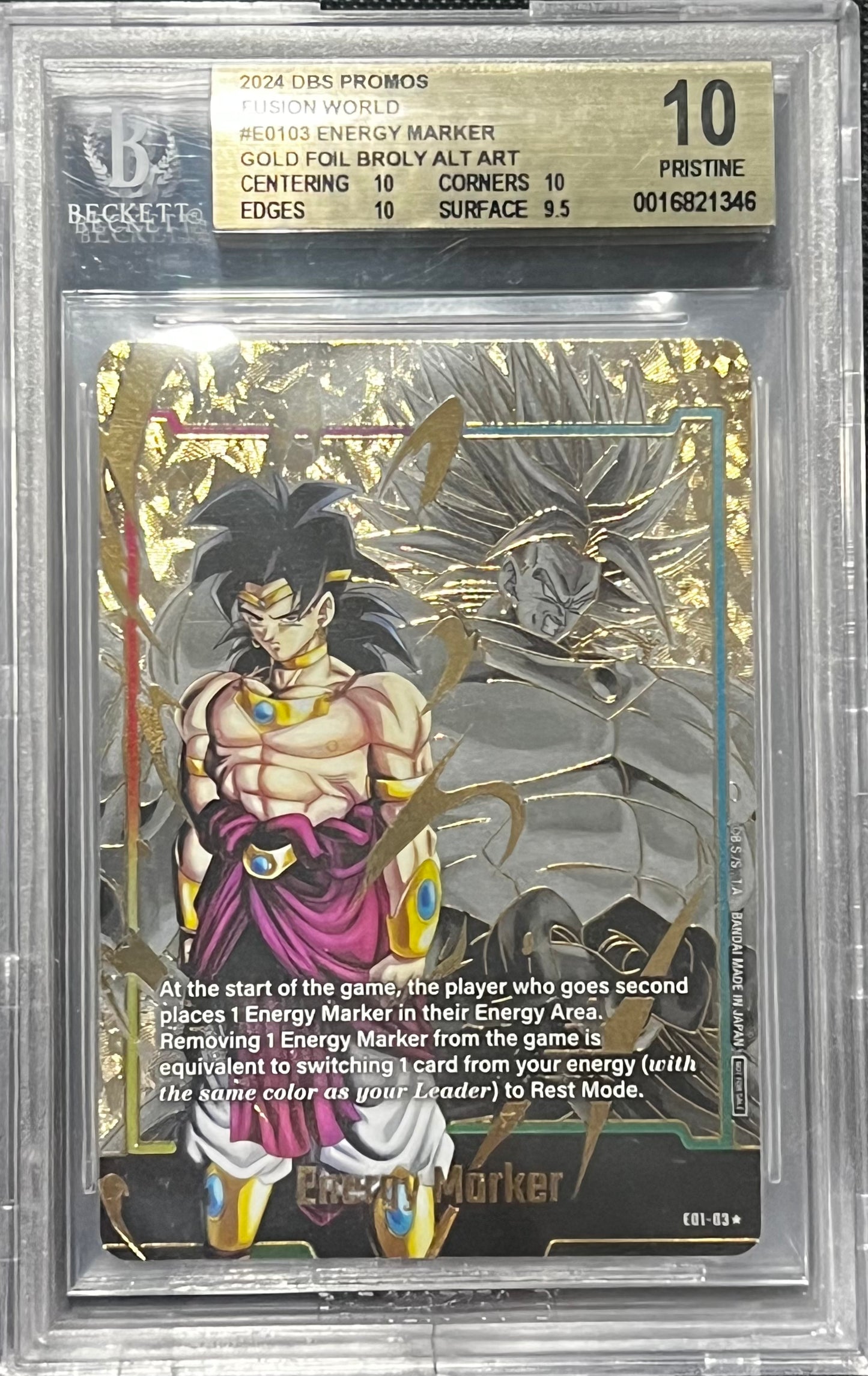 Bgs 10 Broly Energy Marker 2024