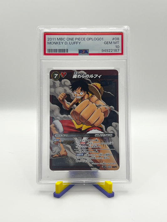 PSA 10 Luffy Carddass