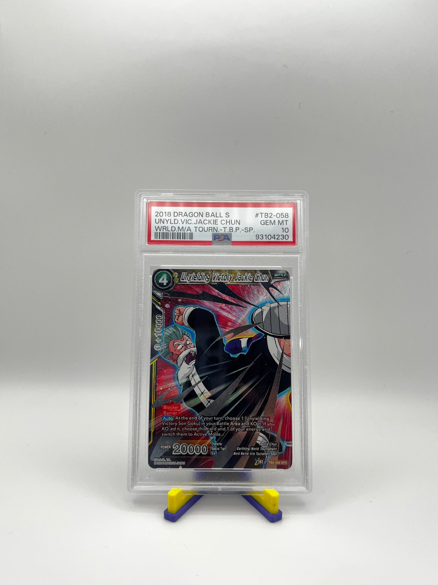 PSA 10 Unyielding Victory Jackie Chan SPR