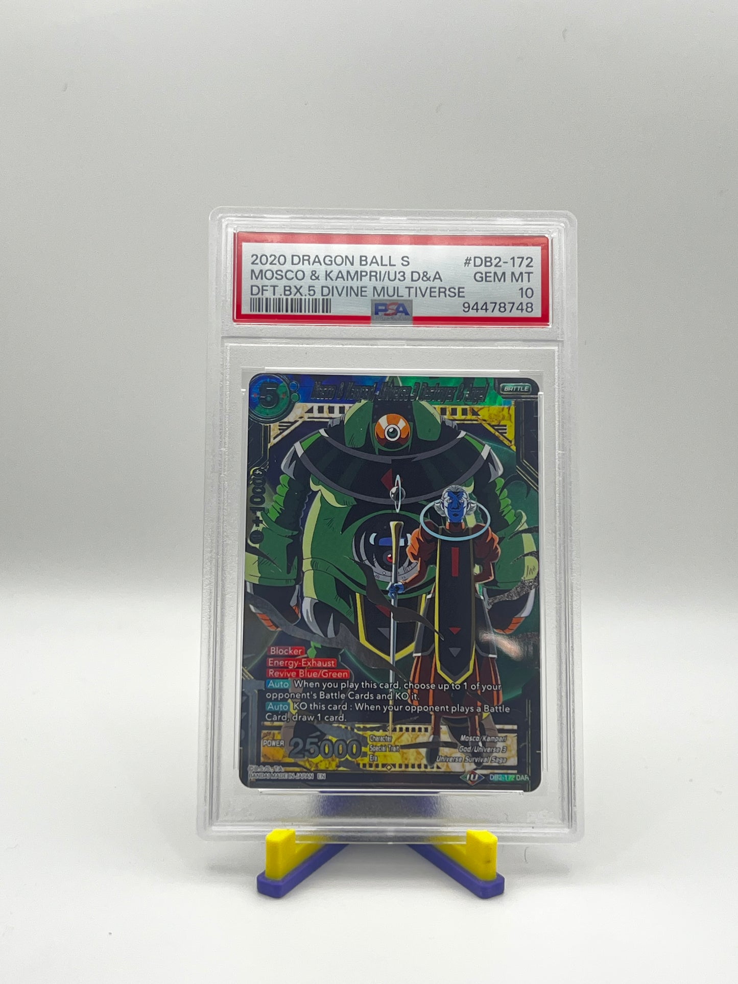 PSA 10 Mosco and Kampari Universe 3 DAR