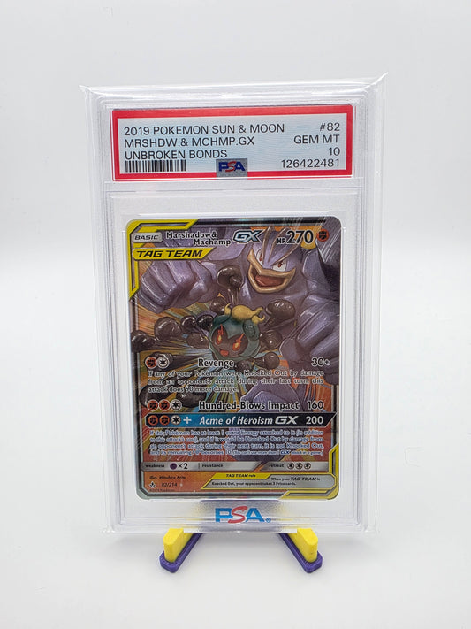Marshadow & Marchomp Gx PSA 10