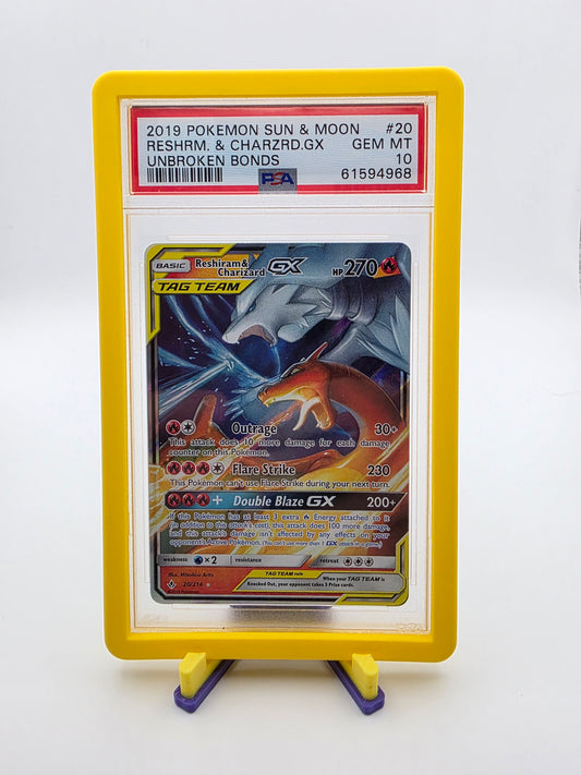 Charizard & Reshiram Gx PSA 10