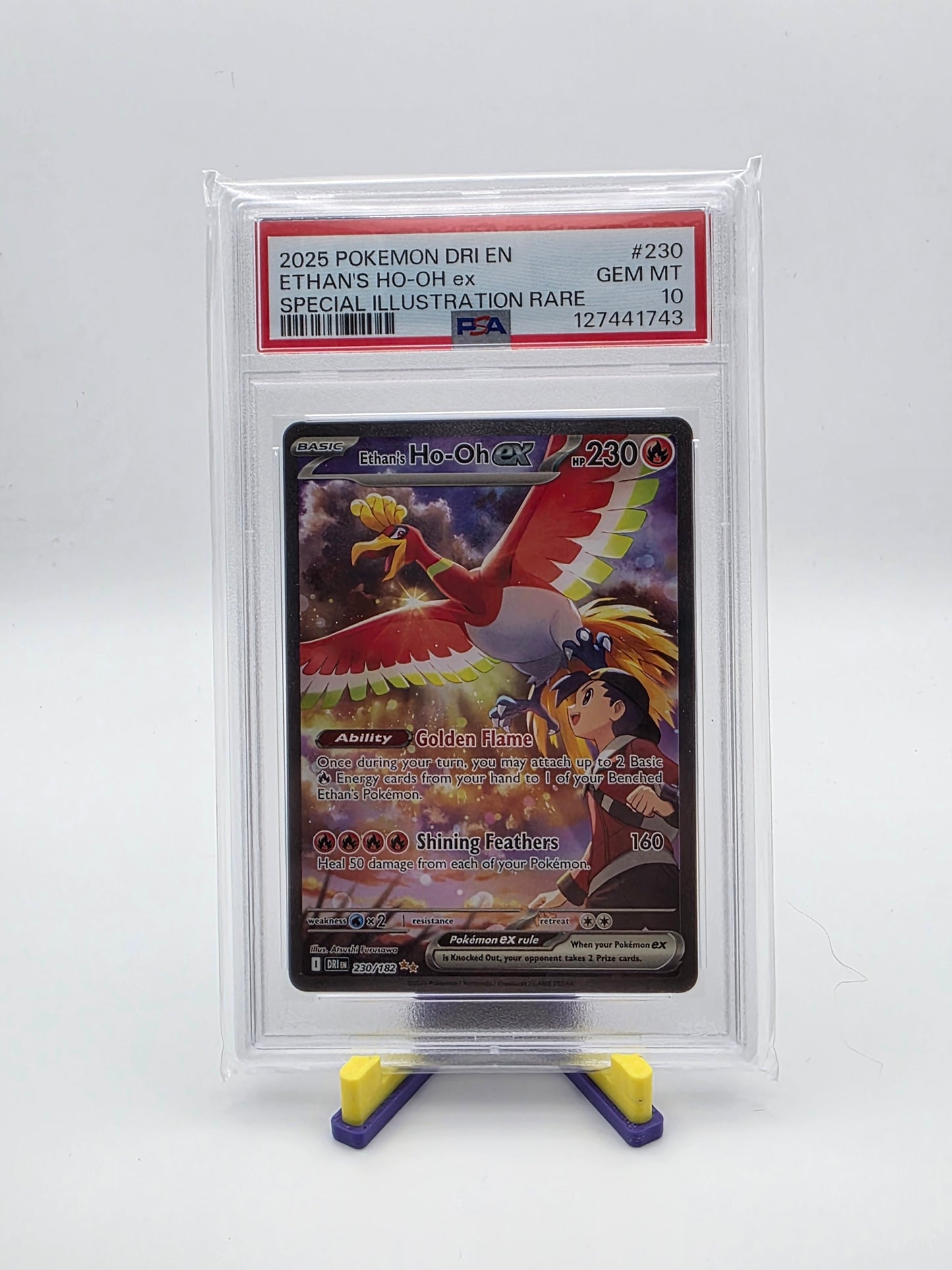 Ethan's Ho-oh ex #230 PSA 10